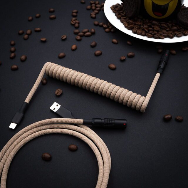 gmk cafe beige cable for keyboard