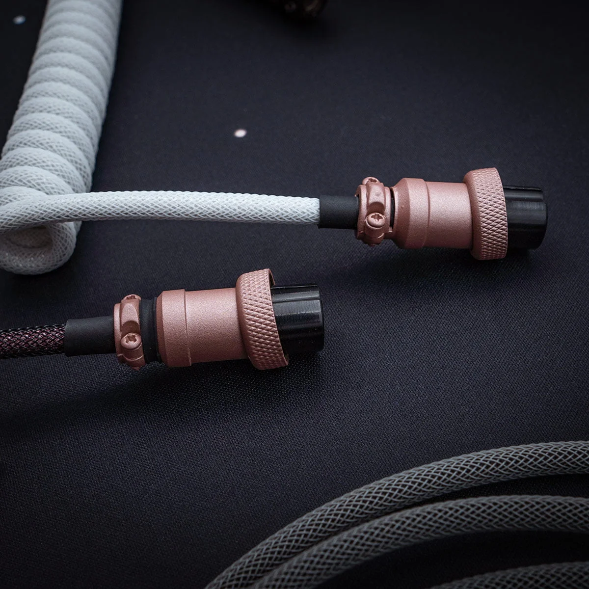 gmk olivia rose gold aviator gx16 cable for keyboard