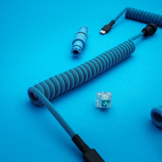 blue strike custom cable for keyboard