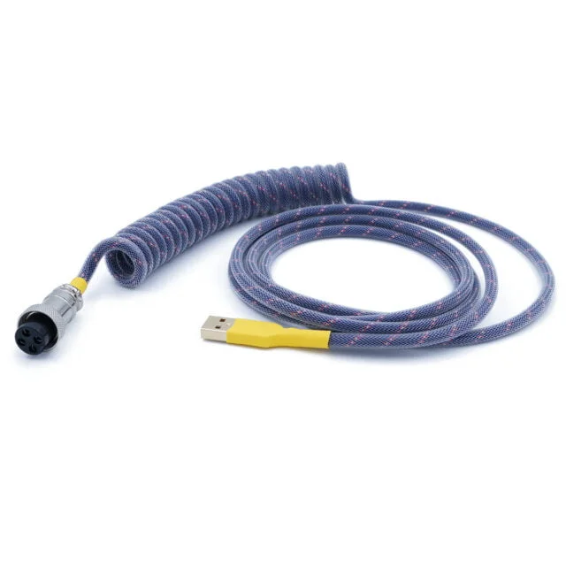 Custom Coiled Keyboard Cable