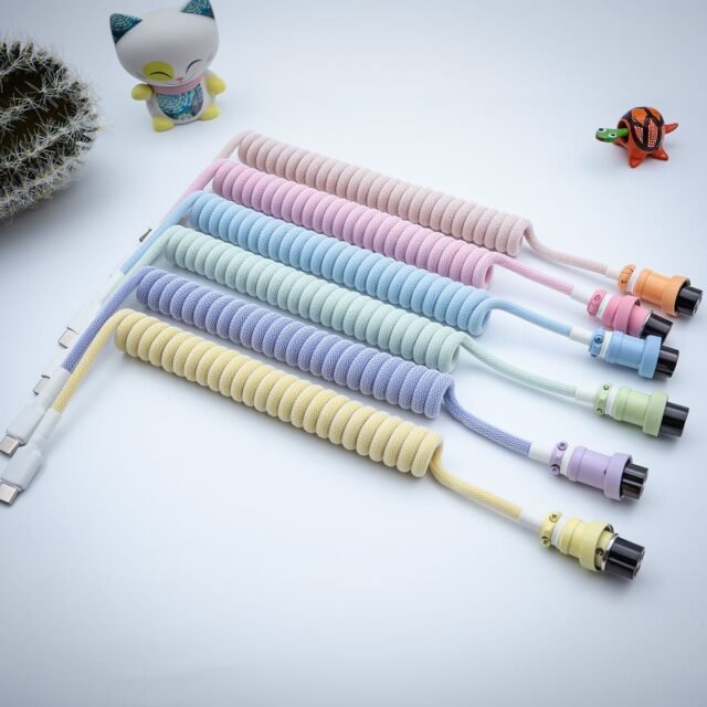 pbt milkshake custom cable for keyboard