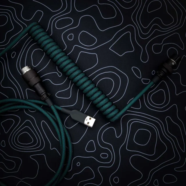 hammerhead green coiled cable