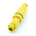 Connector gx16 4 pins yellow powder connector gx16 4 pins yellow powder