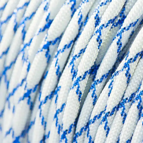 Metallic Glitter White & Blue