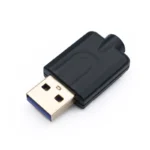 Usb a cnc connector black metal shell usb a cnc connector black metal shell