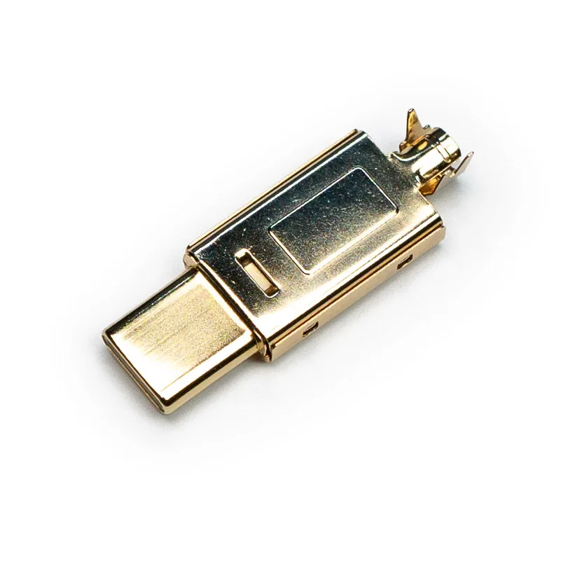 usb c connector gold 4 pins 2.0